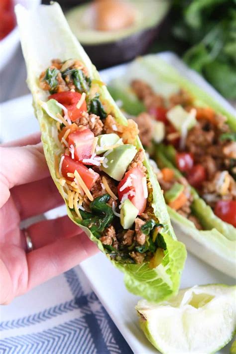Veggie Turkey Taco Lettuce Wraps Mel S Kitchen Cafe