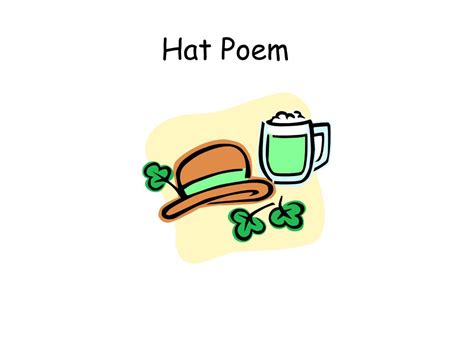 Ppt Hat Poem Powerpoint Presentation Free Download Id371963