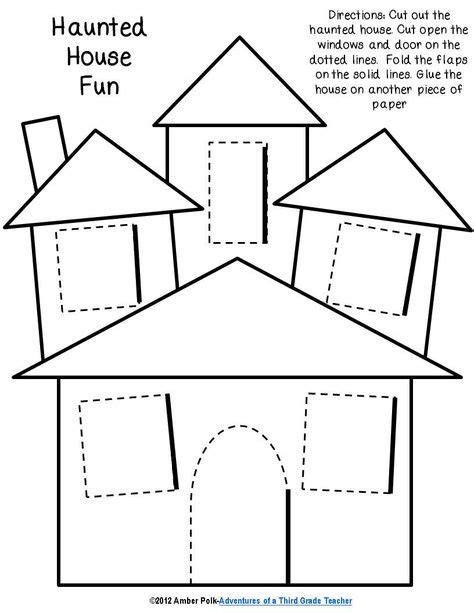 Crafts House Of Tissue Terrors Craft Coloring Pages - Hannah Thoma's