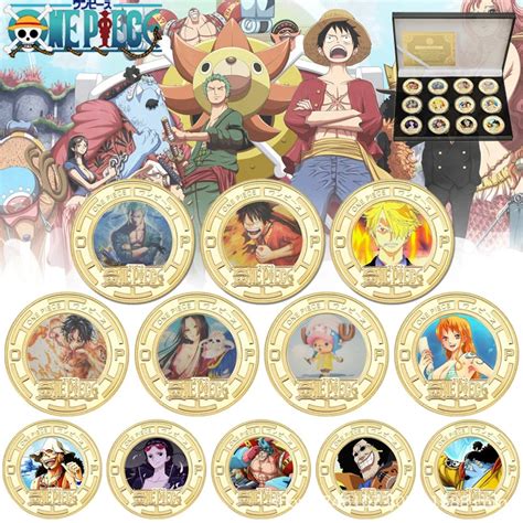 One Piece Child Usopp One Piece Coin Luffy Metal T Box Set