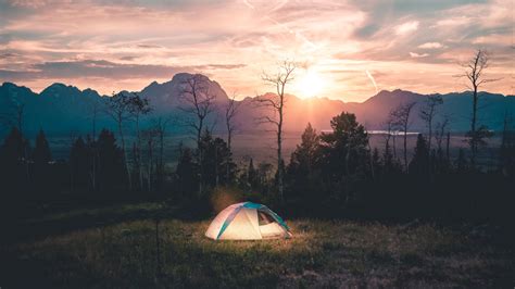 2560x1440 Resolution Tent Camping Landscape 1440p Resolution