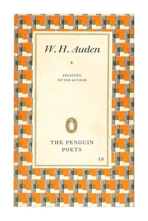 Wh Auden Selected By The Author A Very Attractive First Edition