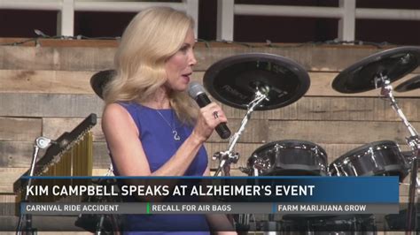 Kim Campbell The Wife Of Glen Campbell Speaks At Alzheimers Care Event