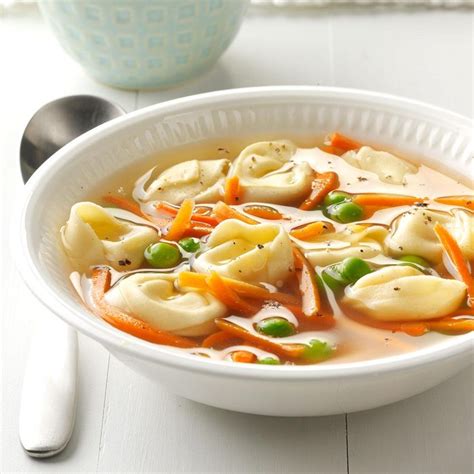 Tortellini Primavera Soup Recipe How To Make It Taste Of Home