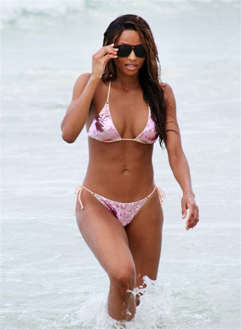 Ciara Bikini At Miami Beach GotCeleb