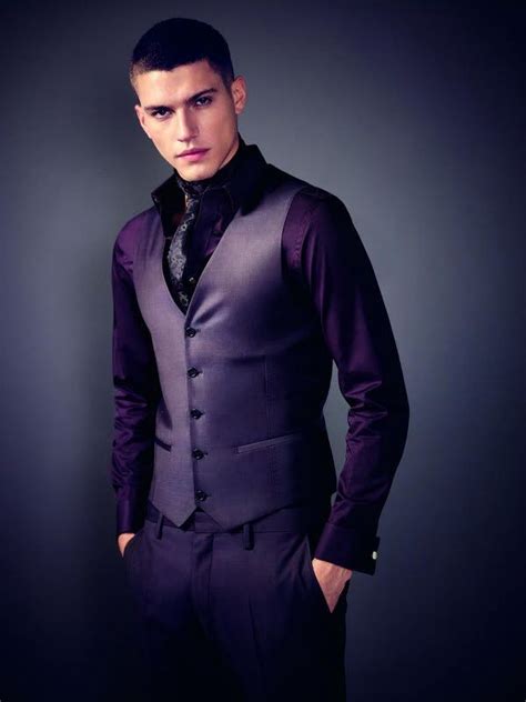 Glam Up Your Attire With Purple Suit Purple