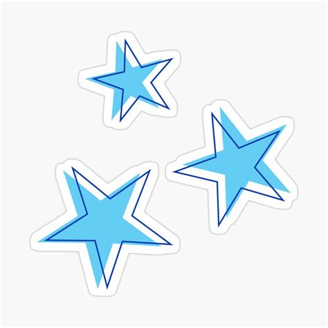 Blue Stars Sticker By Mahayes In 2021 Preppy Wallpaper Preppy