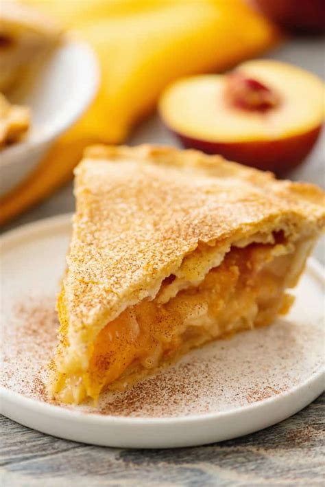 Homemade Peach Pie Recipe