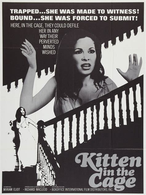 Kitten In The Cage 1968 Movie Posters Film Posters Art