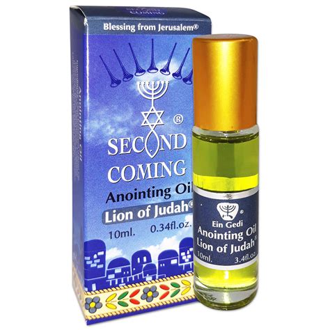 Second Coming Anointing Oil Lion Of Judah From Israel 10ml