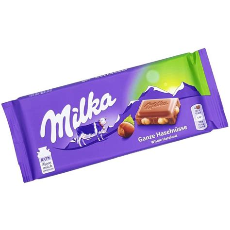 Milka Whole Hazelnut 100g Brits R U S