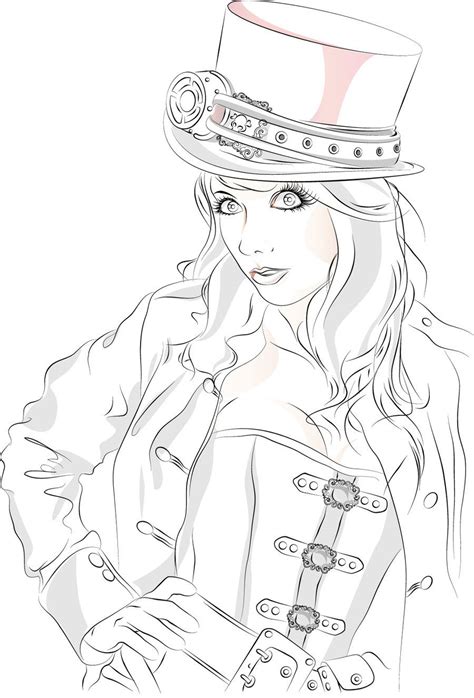 Steampunk Chibi Girl Coloring Pages Porn Videos Newest Steampunk