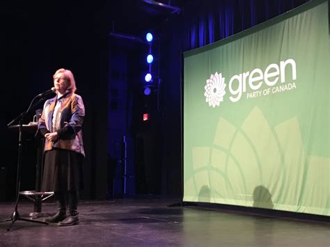 Federal Green Party Leader Elizabeth May Makes Three Stops In Manitoba