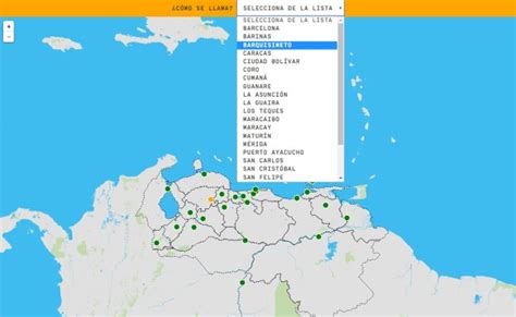 Mapa Para Jugar Donde Esta Regiones De Venezuela Mapas Interactivos