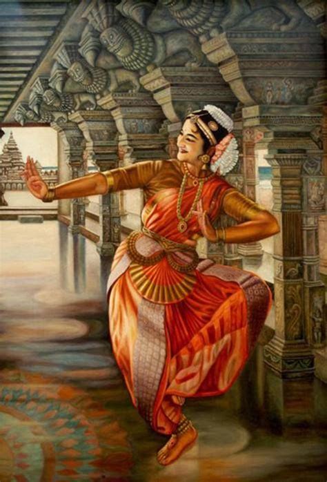 Frauen Dancer Painting Indian Paintings Dance Paintings