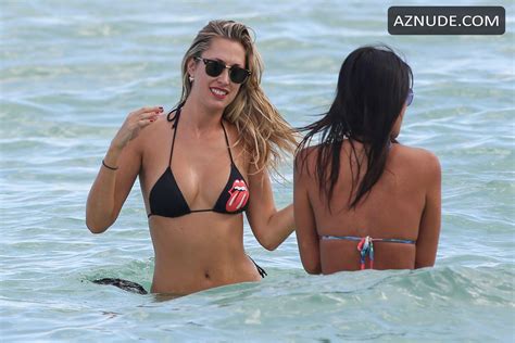 Lauren Stoner In A Black Bikini At A Beach In Miami 10102015 Aznude