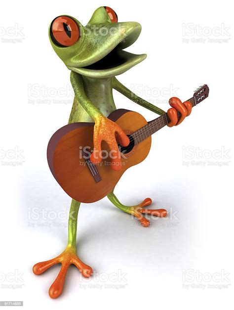 Frog Playing Guitar Stock Photo Download Image Now Amphibian