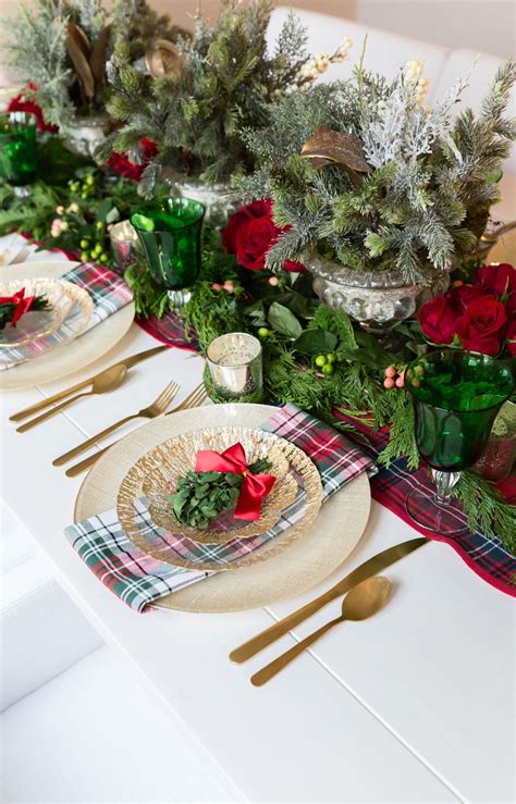Traditional Elegance Was The Theme Of This Classic Christmas Table