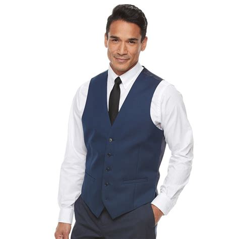 Mens Apt 9® Premier Flex Slim Fit Suit Vest Black Suit Vest Suit