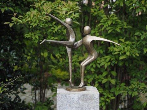 Statue De Jardin Statue En Bronze Couple De Danse Absract
