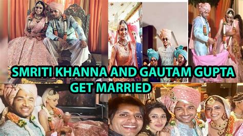 Bollywood Tv Artist Smriti Khanna And Gautam Gupta Got Married Smriti Khanna Gautam Gupta