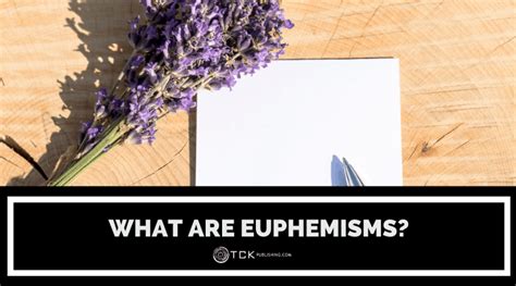 What Are Euphemisms How To Use Them In Everyday Speech Tck Publishing