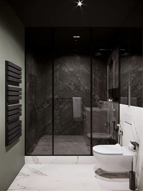 Tinted Shower Screen Interior Design Ideas