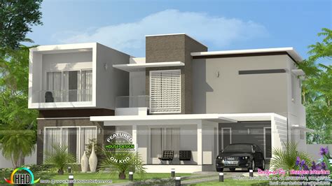Contemporary 2700 Sq Ft House Kerala Home Design And Floor Plans 9k