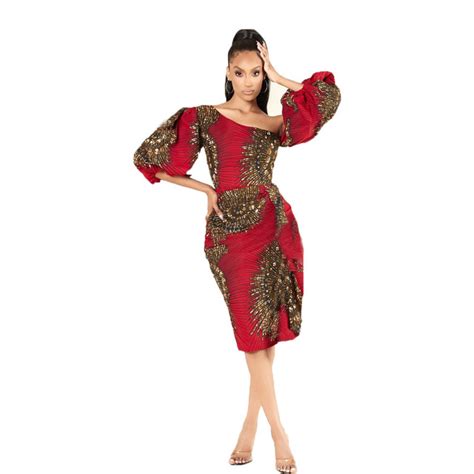 kemi off shoulder african dress orevaa african clothing