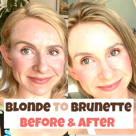 See Blonde To Brown Hair DIY Before And After Pictures