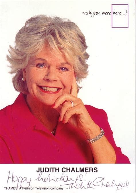 Judith Chalmers Autographs Mad