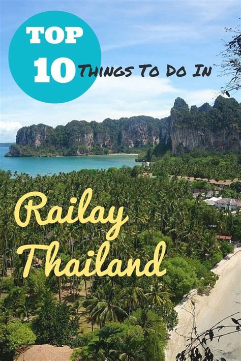 Top 10 Things To Do In Railay Beach Krabi Thailand