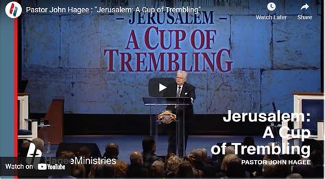 Jerusalem A Cup Of Trembling Pastor John Hagee Naijapage
