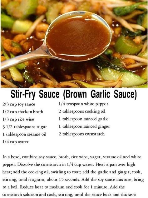 Panjiva uses over 30 international data sources to help you find qualified vendors of malaysian soy sauce. Stir-Fry Sauce (Brown Garlic Sauce) - For low carb: skip ...