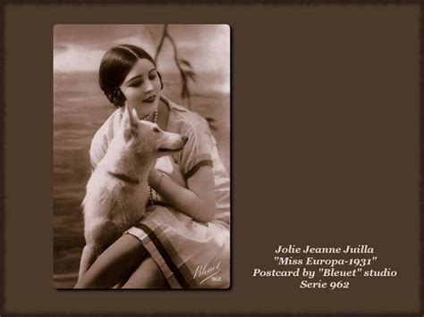 Jolie Jeanne Juilla Miss Europa 1931 Album Historical Historical