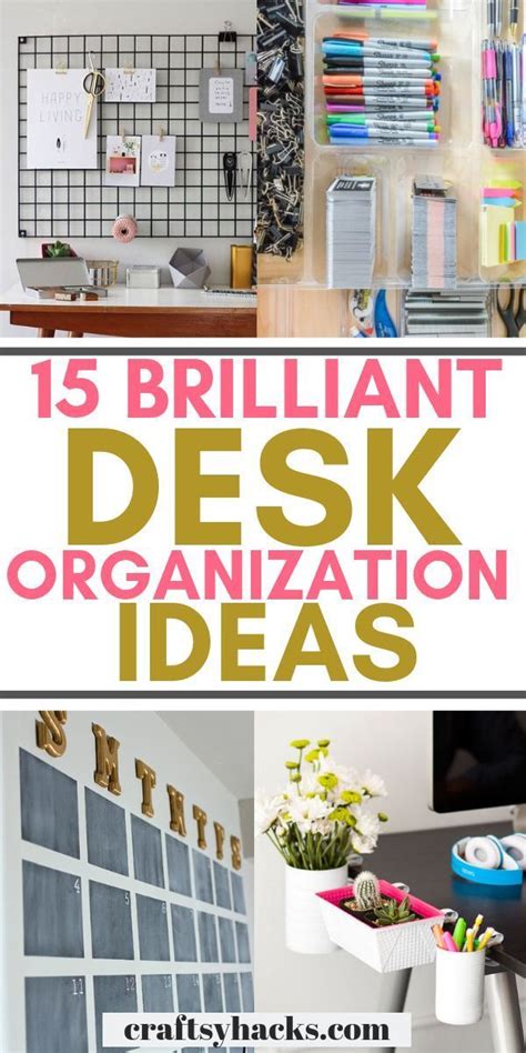 15 Brilliant Desk Organization And Productivity Hacks You Must Try