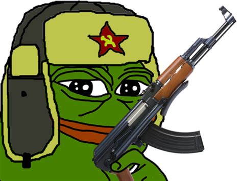 Sticker De Kermit03 Sur Other Pepe The Frog Meme Ak47 Communiste