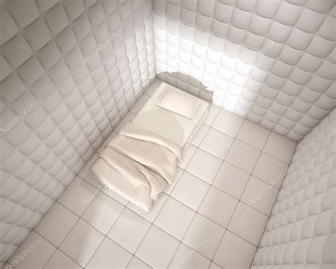 Mental Hospital Padded Room From Above ⬇ Stock Photo Image By