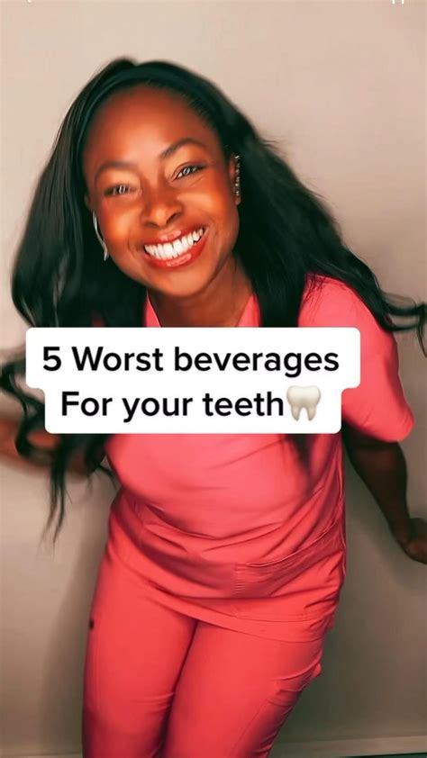 5 Worst Beverages For Your Teeth Oral Care Tooth Decay Healthy Teeth