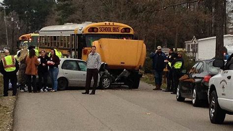 Deputies Investigate Head On Collision Involving School Bus Injuries