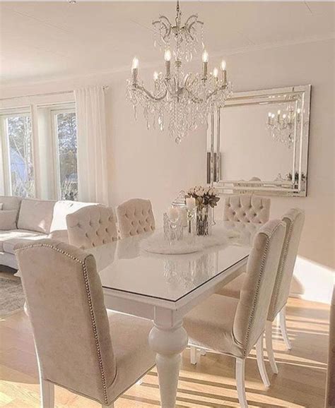 Beautiful Cream Colored Dining Room Set Dining Room Cozy Dining Room