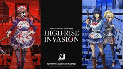 High Rise Invasion — Official Teaser Trailer Netflix Anime Festival