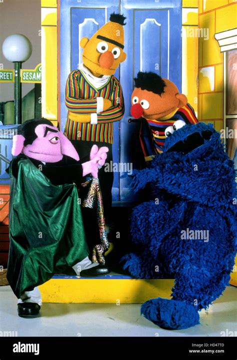 Sesame Street Count Von Count Bert Ernie Cookie Monster