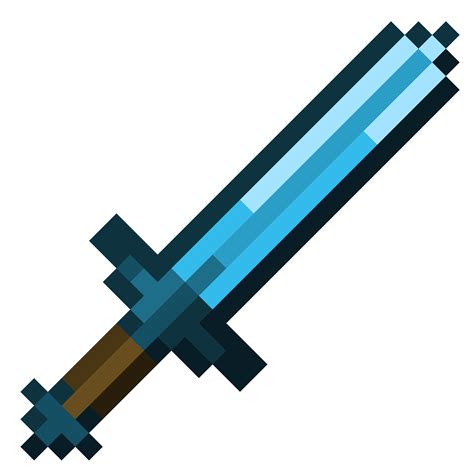 I Redid The Diamond Sword Texture But With The Pixels