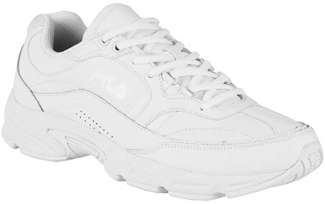 Fila Mens Memory Workshift White Walking Shoes