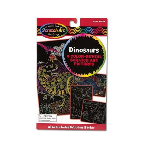 Scratch Art Colour Reveal Dinosaurs Our Toys