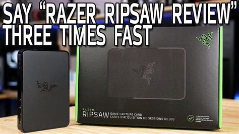 We did not find results for: Razer Ripsaw USB3 Capture Card Review - YouTube