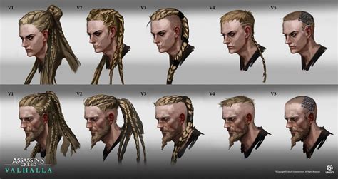 Eivor Hairstyles Art Assassin S Creed Valhalla Art Gallery