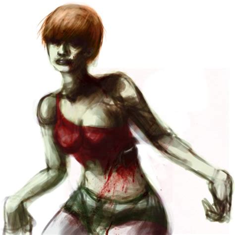 Resident Evil 2 Zombie Girl By Inenarrable On Deviantart Resident Evil Zombie Girl Zombie