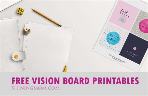 Our Free Vision Board Printable Pages Its A Beautiful Crazy Free